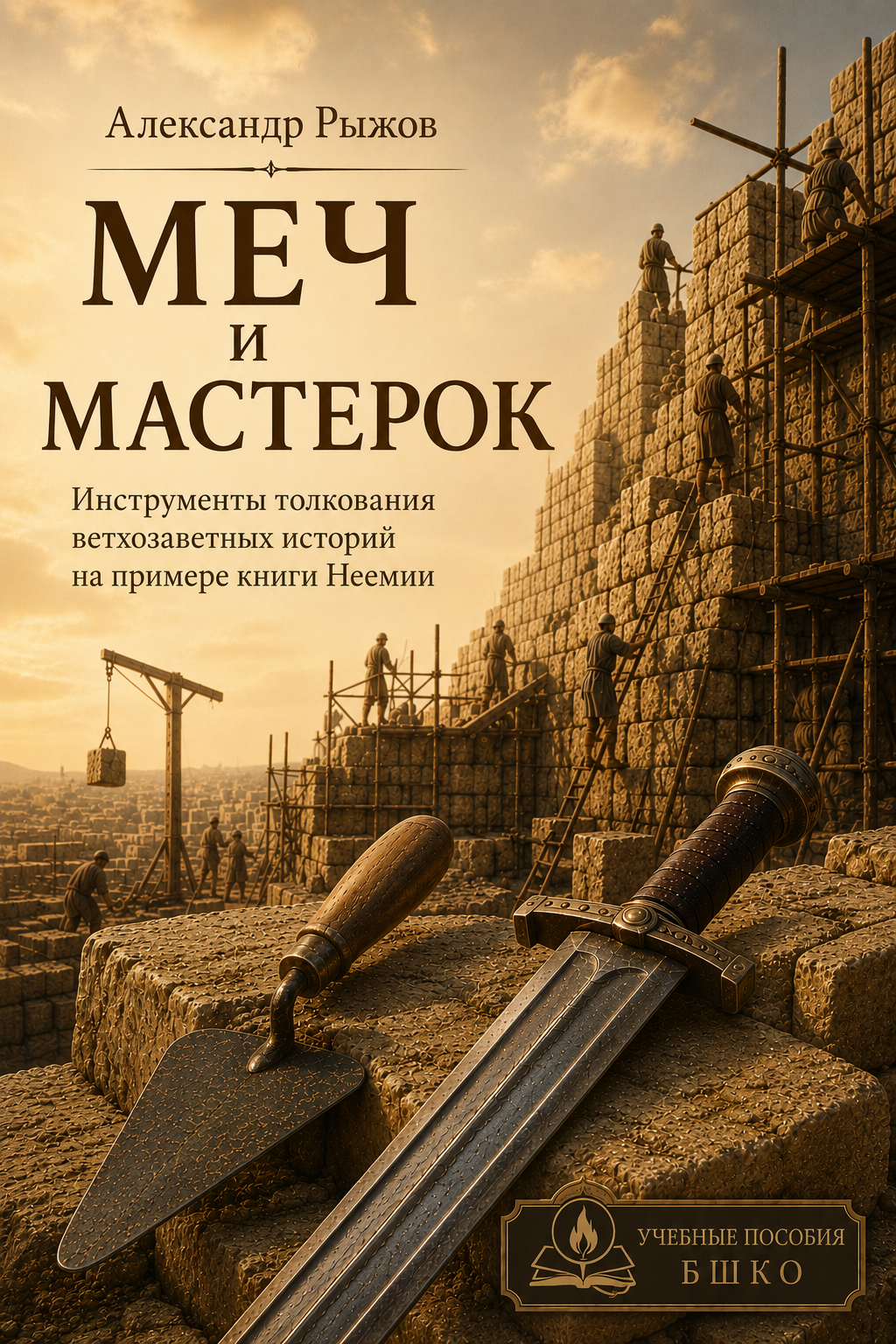 Обложка книги «Меч и мастерок» — Александр Рыжов